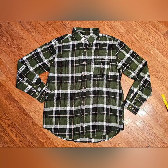 Saddlebred Other - NWT Saddlebred Classic Fit Flannel Shirt - Green/Black Plaid, Size Large (L)